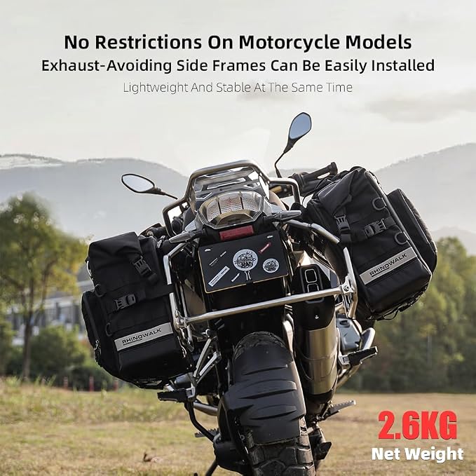 Rhinowalk Motorcycle Saddlebag Waterproof Luggage Bag Quick Release Motorcycle - Image 5