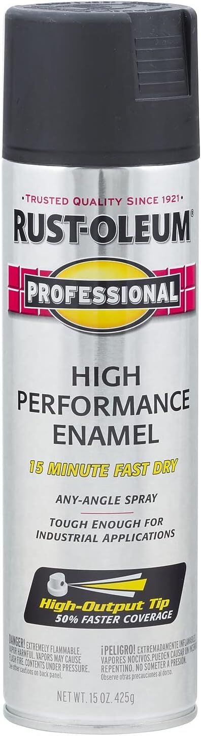 Rust-Oleum 7578838 Professional High Performance Enamel Spray Paint, 15 Oz by Rust-Oleum