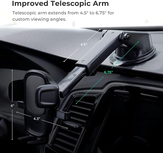 iOttie Easy One Touch Signature Dashboard & Windshield Universal Car Mount - Image 3