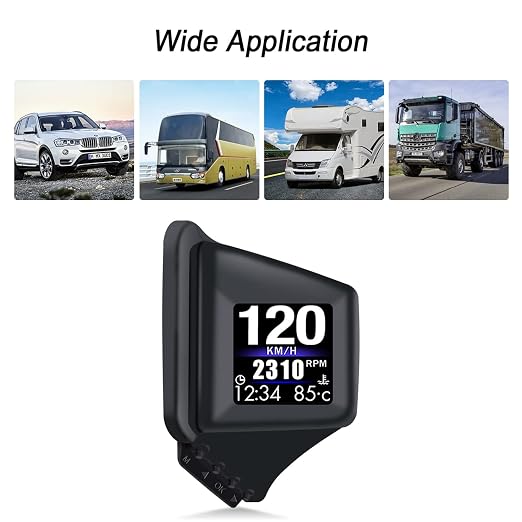 KAOLALI Head Up Display for Car Digital Speedometer Display GPS+OBD2 Dual - Image 7