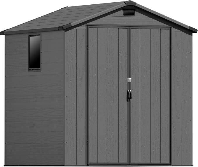 Patiowell 6 x 6 FT Plastic Outdoor Storage Shed - Image 8