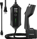 2025 Upgraded Level 1-2 Portable EV Charger, NEMA 5-15 & 6-20 Plug, 25 Ft EV by Chargingo