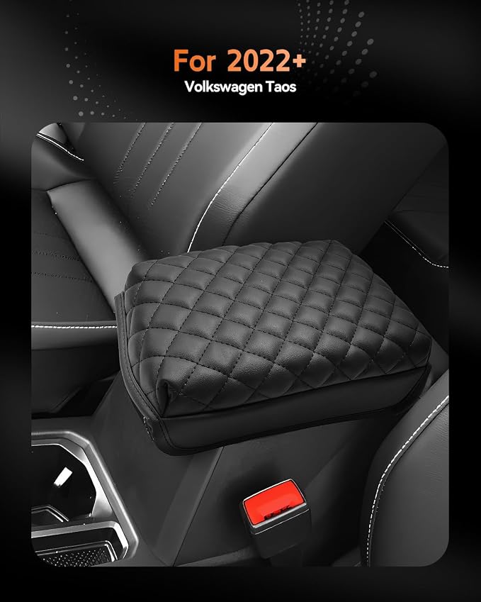 CDEFG for Volkswagen Taos 2022-2025 Center Console Cover Armrest Box Cover for - Image 2
