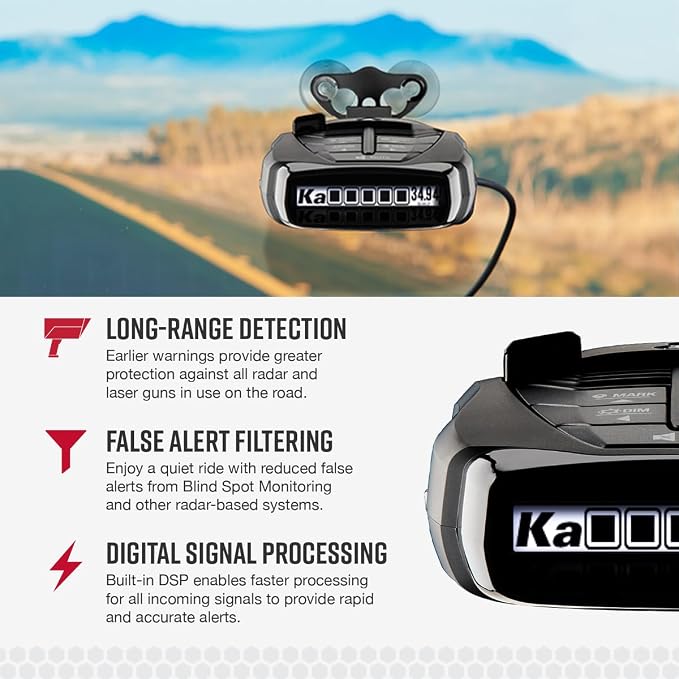 Cobra RAD 480i Laser Radar Detector – Long Range Detection, Apple CarPlay and - Image 3