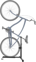 Vertical Bike Stand Floor Bicycle Rack Adjustable Upright Design, Space Saving by Delmoar