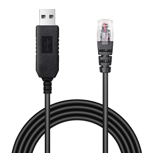 4.92FT USB to RJ11 Plug Cable, USB 5V-12V Power Cable, Radar Detector Cable by Sousery
