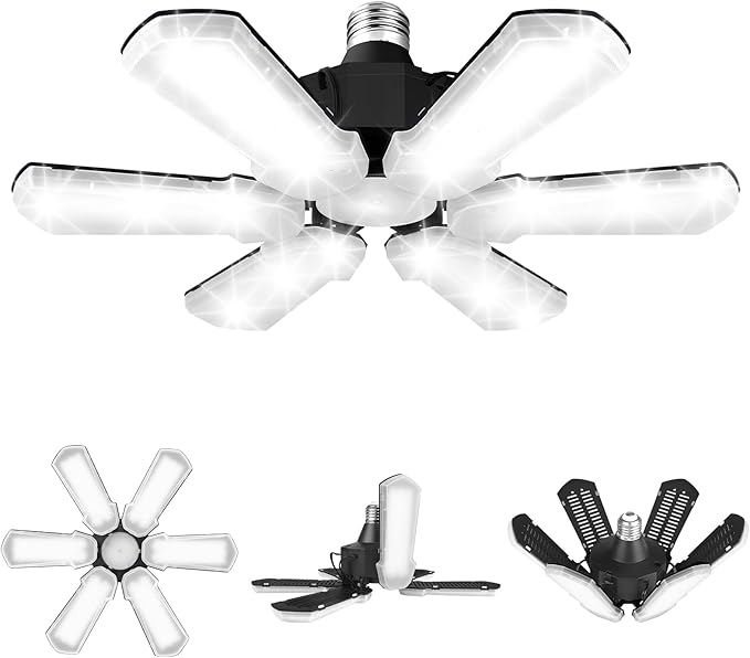 TANBABY Upgrade LED Garage Light, 150W Deformable Ceiling LED Shop Light by Tanbaby