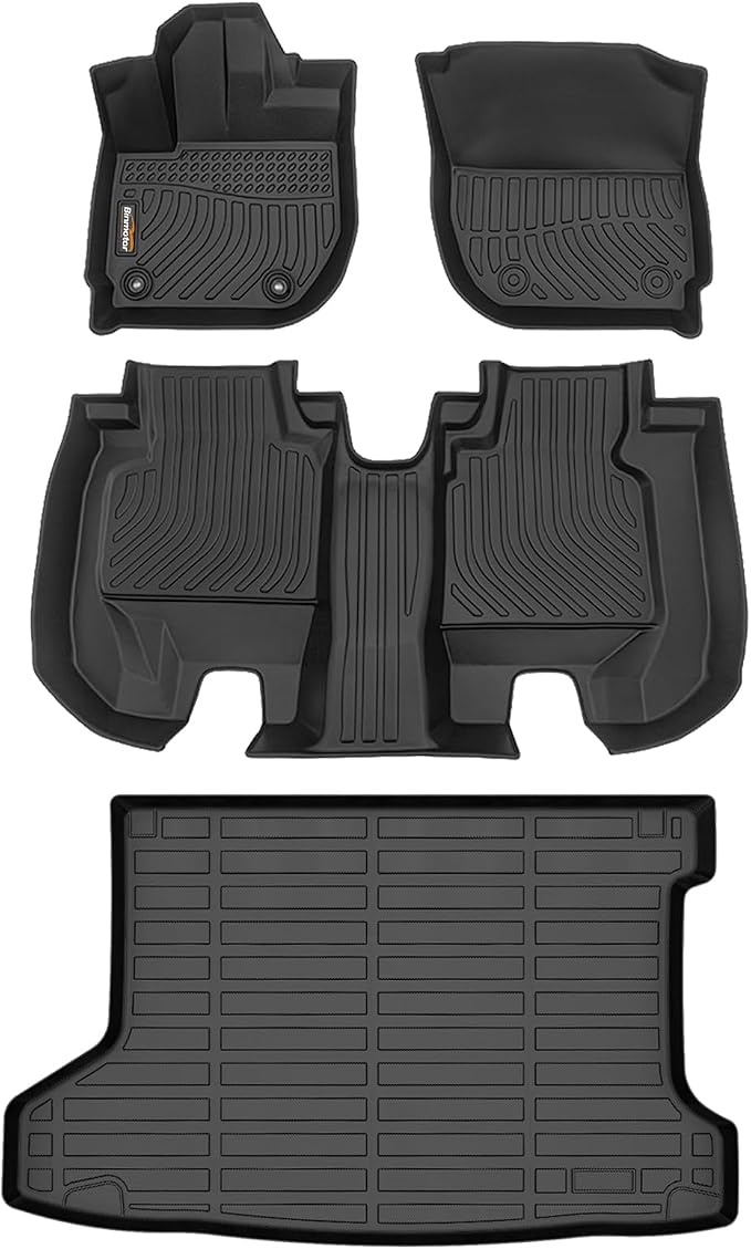 Binmotor-All Weather Floor Mats Cargo Liner Set by VisittheBinmotor