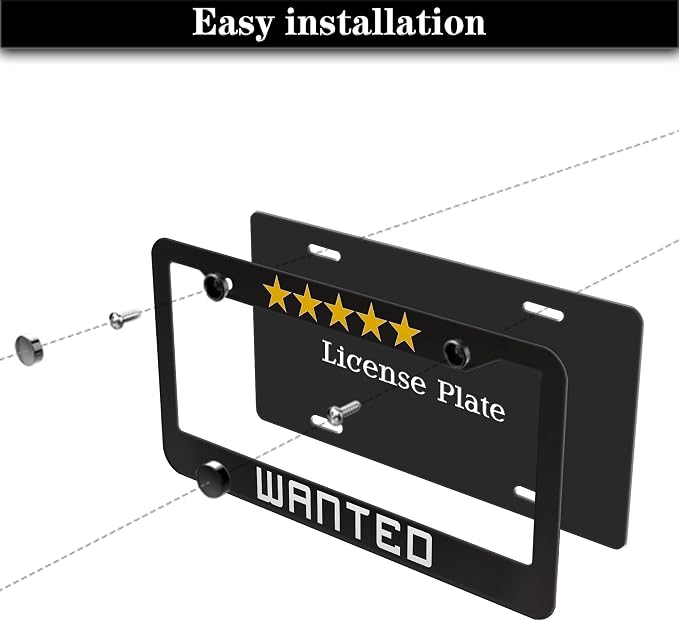 License Plate Protector Black - Image 7