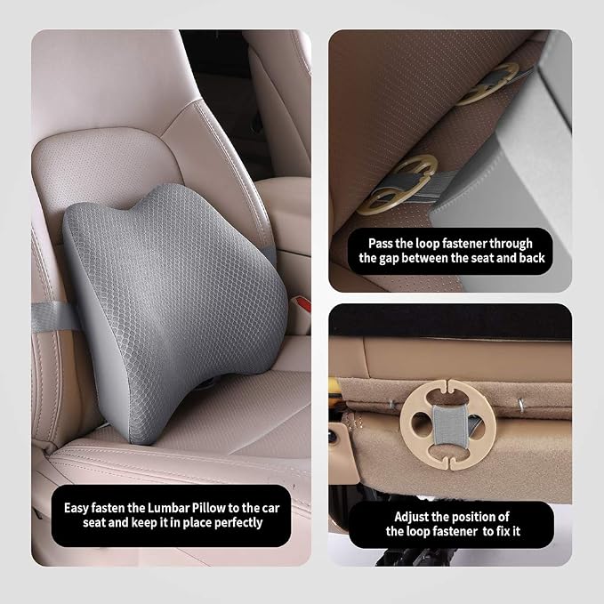 Memory Foam Lumbar Support Pillow - Image 5