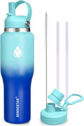 SENDESTAR 40oz Stainless Steel Water Bottle, Double Wall Vacuum Insulated Bottle by Sendestar