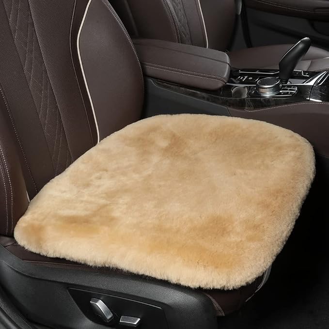 LLB Genuine Sheepskin Car Seat Cushion Seat Covers by LLB