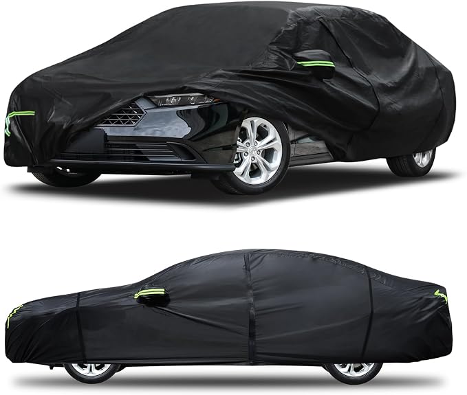 Car Cover Custom Fit for Honda Accord 2001-2025, Toyota Camry 1996-2025 by Qualencey