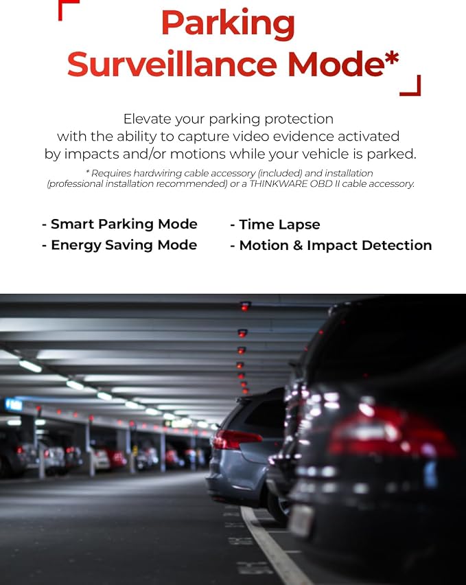 THINKWARE ARC Dash Cam with Smart Driving Alert System, 3X Energy Saving - Image 8