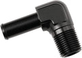 3/8 NPT Male to 1/2" Hose Barb Fitting Adapter 90 Degree Elbow Aluminum Black by Podavelle