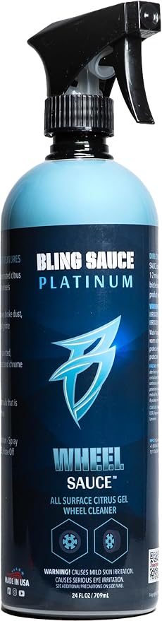 Platinum Wheel Sauce, All Surface Citrus Gel Wheel Cleaner by BlingSauce