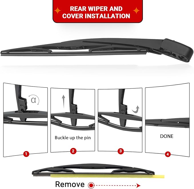 Windshield Wiper Blade Set Replacement - Image 7