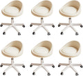 Rolling Stool Set of 6 Rolling Hydraulic Salon Stool by Walktory