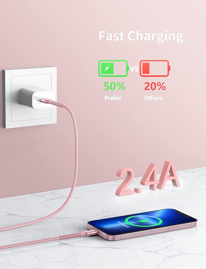 Long iPhone Charger 10FT - Image 2