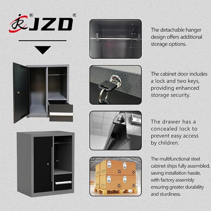 JZD Steel Garage Tool Cabinet System, - Image 8