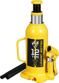 YELLOW JACKET 12 Ton Muti-Directional Welded Bottle Jack, Horizontal Bottle by YELLOWJACKET