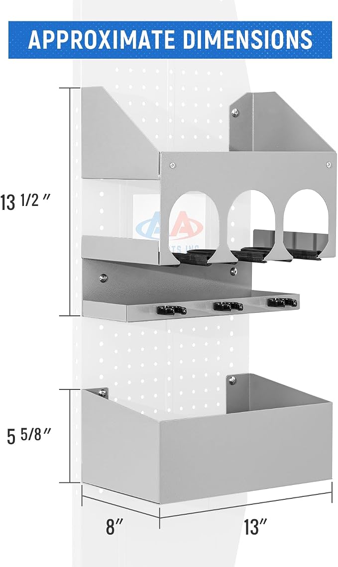 AA Products P-SH-Power Tool Organizer Wall Mount Designed - Image 2