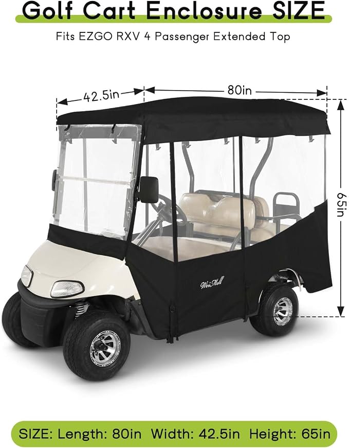 Golf Cart Enclosure 4 Passenger - Image 2