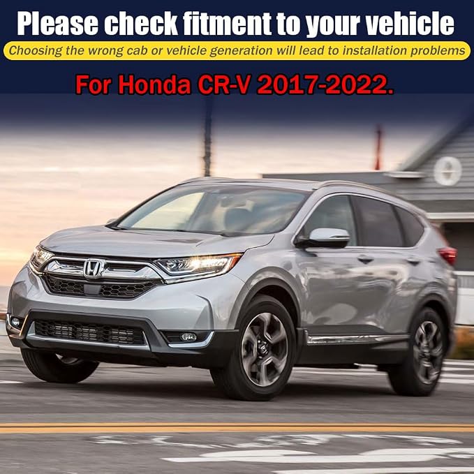 Rain Guards for Honda CR-V 2017-2022, Tape-on Side Window Deflectors for Honda - Image 6