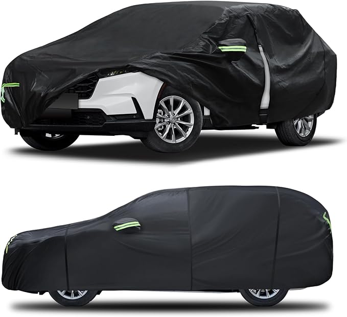 Car Cover Custom Fit for Honda CRV 1997-2025, Toyota RAV4 1996-2025, 6 Layers by Qualencey