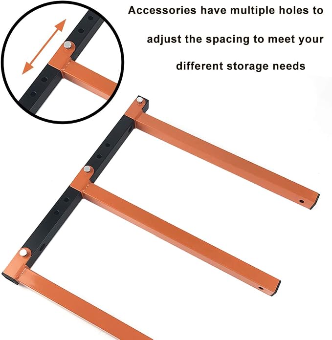 Homydom Garage Shelving Wood Rack, Lumber Storage Rack Wood Organizer Wall - Image 4