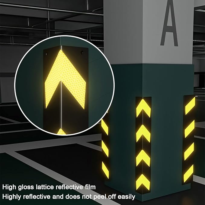 Parking Garage Wall Protector Corner Guard, 1cm Thick Rubber Column, - Image 4