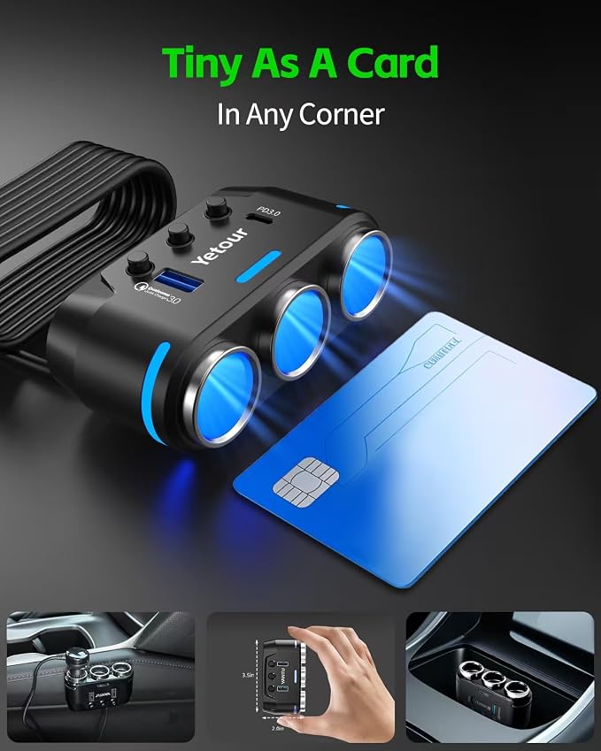 YANTU Cigarette Lighter Adapter/Splitter - Image 4