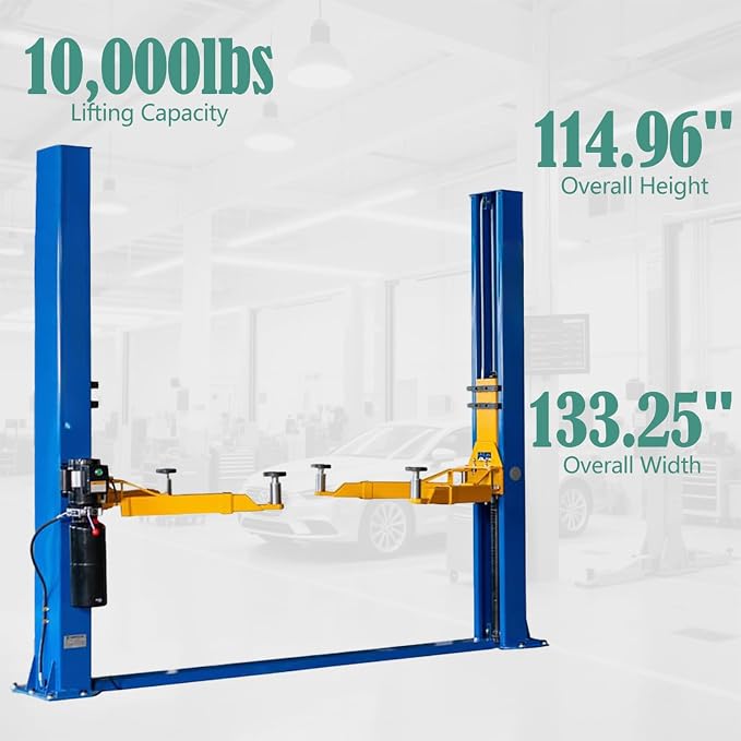 Car Lift Single/2 Post Auto Lifts, 6200/9000/10000LBS Capacity, 240V Hydraulic - Image 4