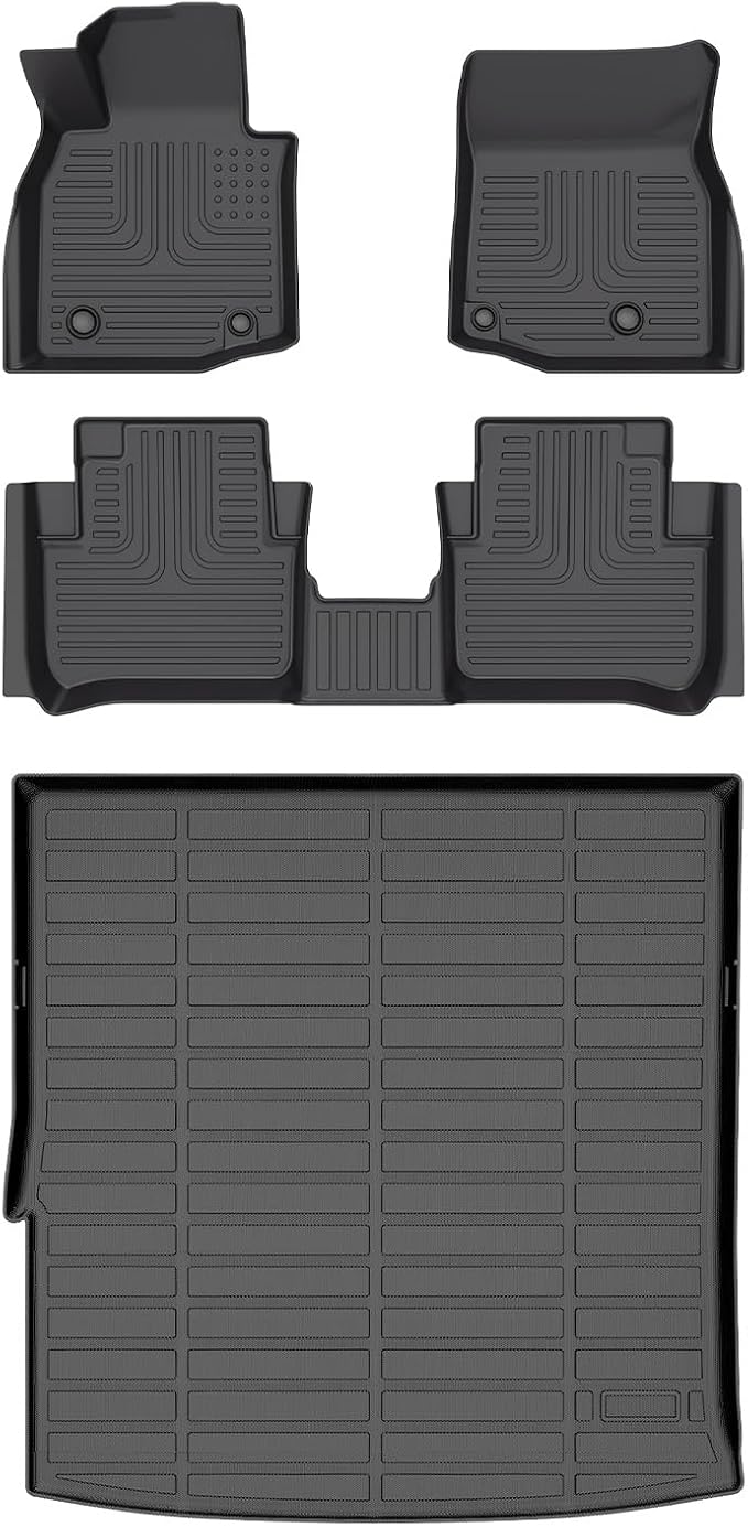 Wayhigh-All Weather Floor Mats and Cargo Liners Set Fit by Wayhigh