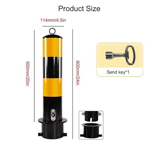 Parking Post, Removable Bollard, - Image 7