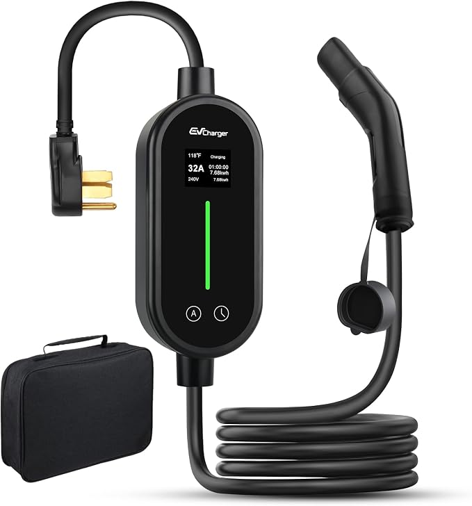 Portable Electric Car Charger Level 2 EV Charger 32A 240V by jJunsun