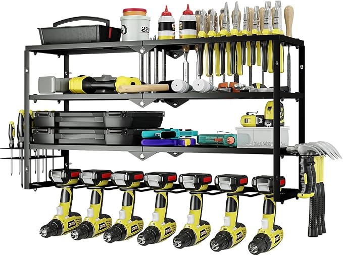AZERPIAN Tool Organizer Heavy Duty Power Wall Mount by AZERPIAN