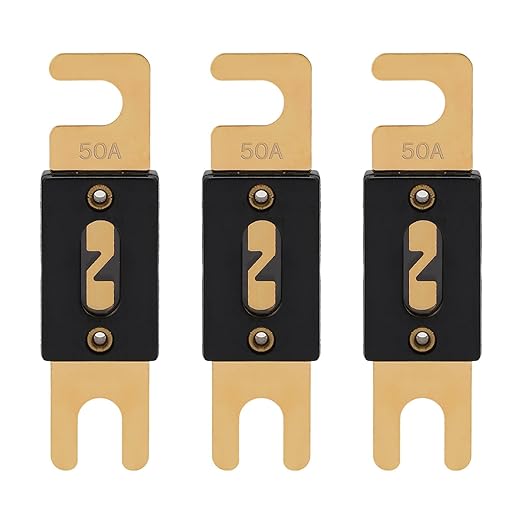 50A ANL Fuse 50 Amp Inline Blade Fuses 32V by VEXUNGA