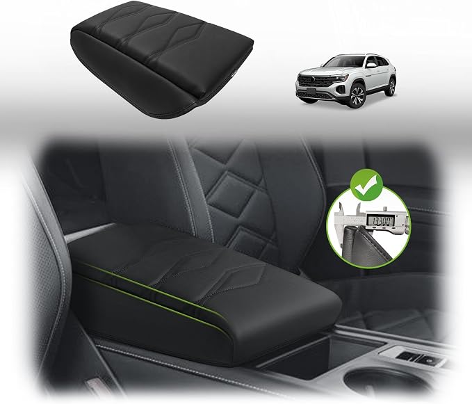 Muslogy Center Console Cover 1-Inch Extra Thick Armrest Pad Compatible by Muslogy