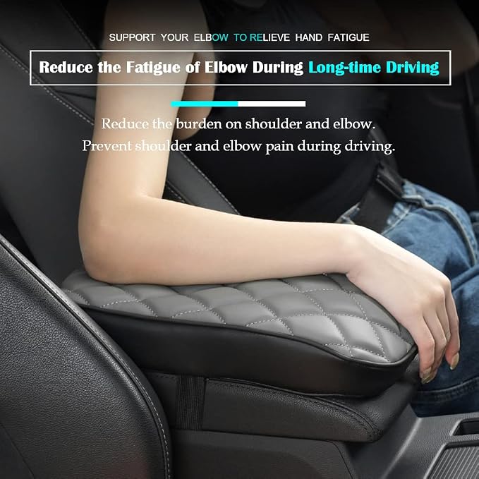 Car Center Console Pad, Memory Foam Car Armrest Cushion, Auto Armrest Pad - Image 2