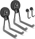 3-H Heavy Duty Magnet Garage Hooks 2 Pack, Extra Large Strong Magnetic Hooks by 3-H