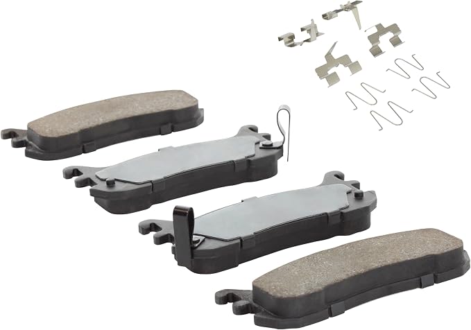 Premium Semi-Metallic Rear Brake Pads Compatible - Image 2