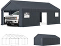 GREEN PARTY Carport, Waterproof & 12 Legs Car Canopy Portable Garage Shelter by GREENPARTY