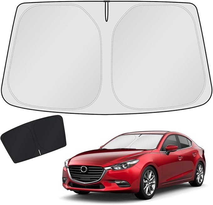 KUST Windshield Sun Shade for Mazda 3 2014 2015 2016 2017 2018 Mazda3 by KUST