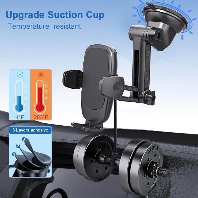 DEERLAMN Car Phone Holder, Phone Mount - Image 4