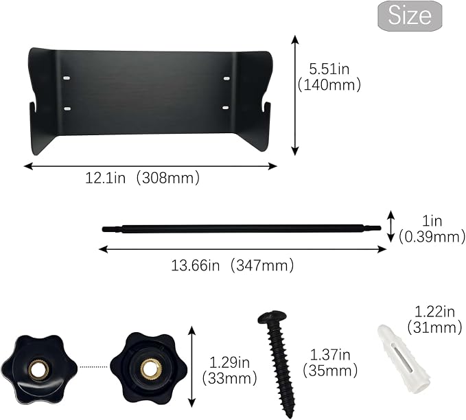 G-Sunny Garage Paper Towel Holder, Aluminum Wall-Mount Paper Towel Holder - Image 6