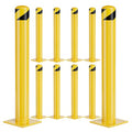Safety Bollard Post, 48 Inch Height Steel Bollards, 4.5 Inch Diameter Parking by SpecializeinYourNeeds