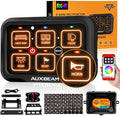 Auxbeam 6 Gang Switch Panel Bluetooth RGB AR-600 by Auxbeam