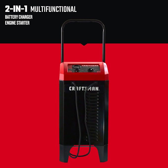 CRAFTSMAN Wheeled Battery Charger and Engine Starter, CMXCESM233, 2-in-1 Manual - Image 2