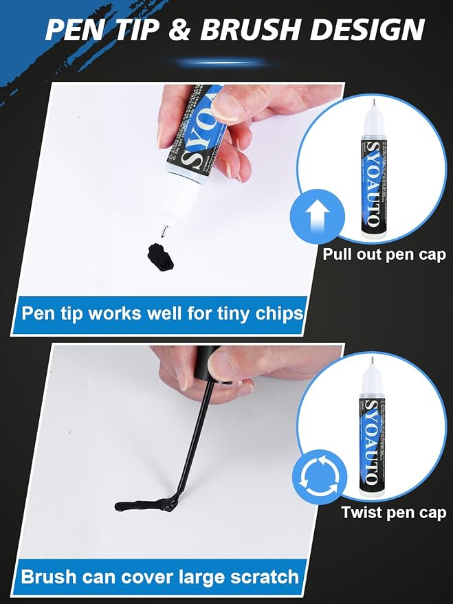 SYOAUTO White Touch Up Paint for Cars - Image 6